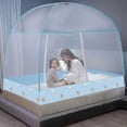 thumbnail image 4 of YAOMOBB Couverture de Chambre Filet Pliant Portable Fermeture Éclair Tente Entièrement Fermée Rideau de Lit, 4 of 7