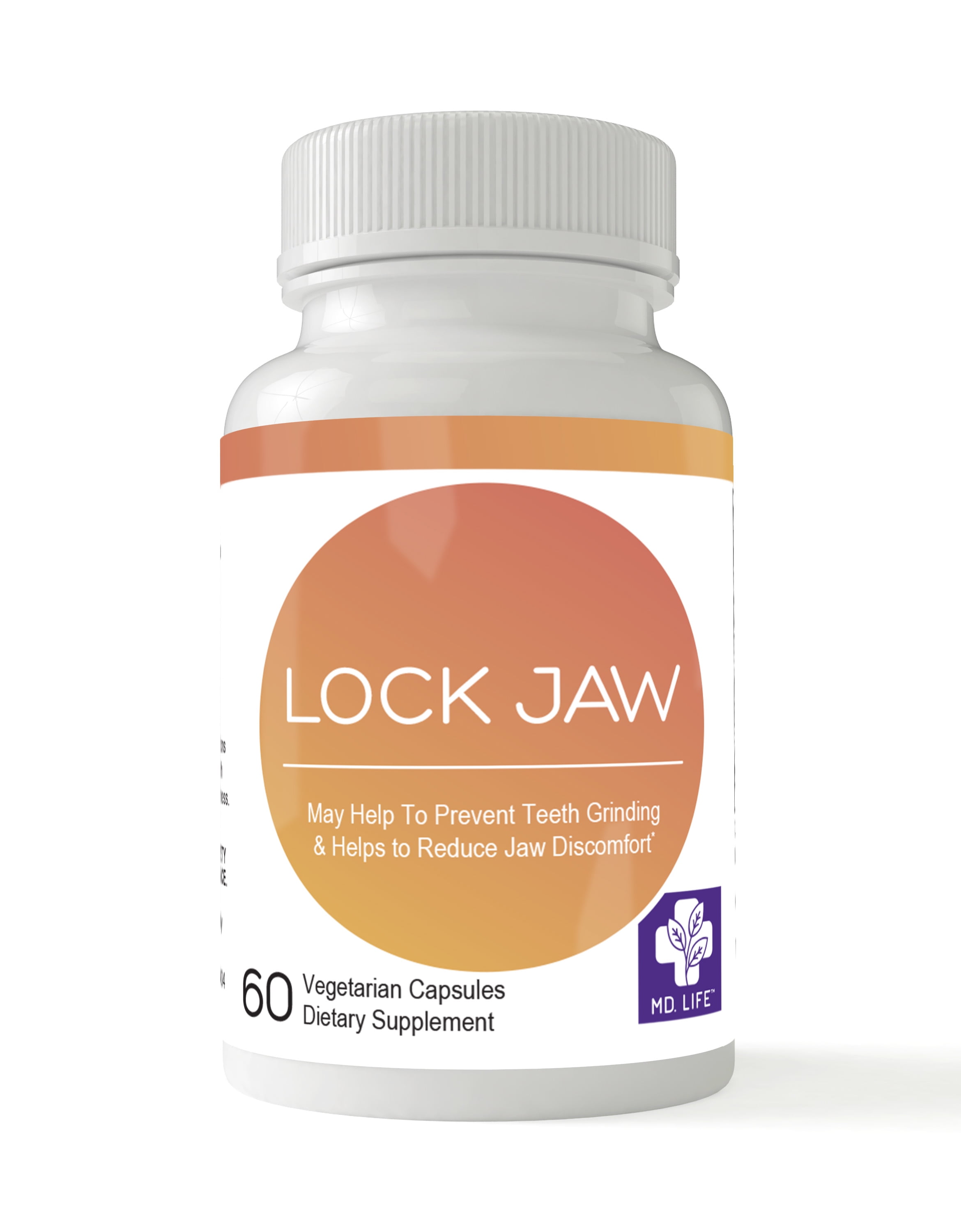 MD.Life Lock Jaw, 60 Caps an Ongoing TMJ Pain Relief Treatment to Help