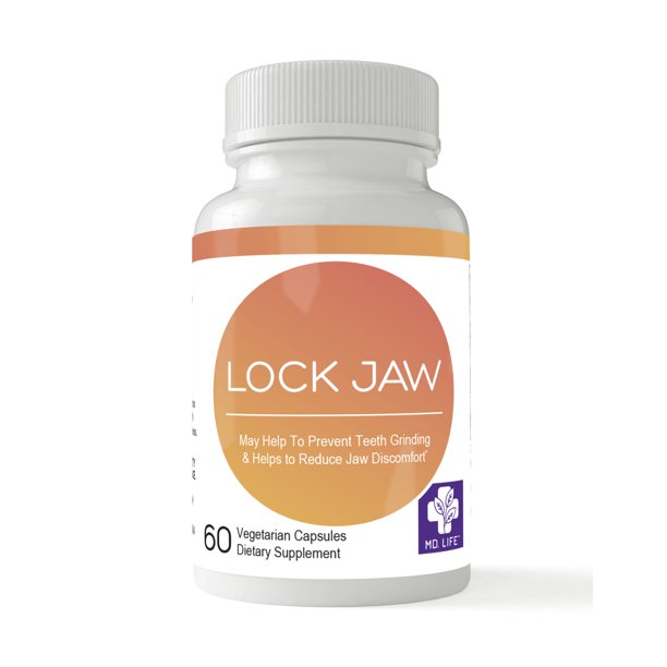 MD.Life Lock Jaw, 60 Caps an Ongoing TMJ Pain Relief Treatment to Help