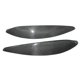 thumbnail image 1 of Embellecedores para faros delanteros de coche, cejas, párpados, molduras de fibra de carbono para Opel H 2004-20, patrón de fibra de carbono, 1 of 5