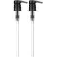 thumbnail image 1 of Dispensador con bomba Bar5F para botellas de 1 litro con cuello de 1 pulgada, paquete de 2, color negro, 1 of 6
