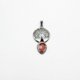thumbnail image 1 of Zhuge Colgante de collar, hecho a mano para collares de hombres y mujeres, colgante en forma de gota de árbol de la vida (rojo claro), 1 of 5