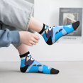 thumbnail image 7 of Saiise Bluey Funny Socks Men Women Adults Novelty Graphic Crew Tube Socks Crazy Design Casual Dress Socks for Sports,Running,Travel, 7 of 7