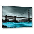 thumbnail image 3 of ArtWall Revolver Ocelot "San Fransico Bridge II" Gallery-Wrapped Canvas, 3 of 3