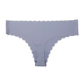 thumbnail image 1 of Clearance Sale 2025 Plus Size Intimates for Women for casual, Ladies Sports Briefs Seamless Breathable Rib Cotton Stretch Soft Low Rise Thong, Comfortable underwear for women, 1 of 2