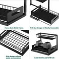 thumbnail image 2 of Sink Organizer, Pull Out Cabinet Organizer 2-Tier Sliding Shelf Multi-Use for Under Kitchen Sink and Storage, 2 of 5