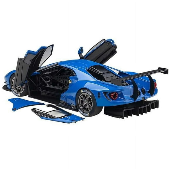 Ford GT Le Mans Plain Color Version Blue 1/18 Model Car by Autoart