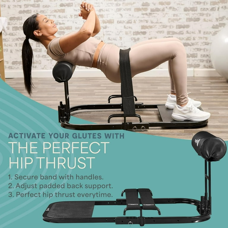 LifePro Multipurpose Hip Thrust Machine Workout Equipment with 110