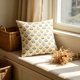 thumbnail image 4 of Floral Print Throw Pillow Cover 3 Colors SingleSided Squares Cushion Case For Sofa Couch Bedroom Home Decor, 4 of 6