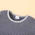 thumbnail image 3 of Kogui Baby Boy Clothes Newborn Baby Boy Girl Clothes Plaid Long Sleeve Waffle Knit Romper Pants Set 2 Piece Fall Winter Outfits 0 3 6 9 12 18 24 Months,(Grey 12-18 Months), 3 of 7
