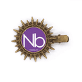 thumbnail image 1 of Chestry Elements Period Table Transition Metals Niobium Hairpin Sun Headwear Retro Metal Clips Pin, 1 of 3