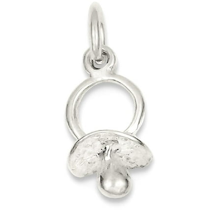 Pacifier Charm Jewelry - ICE CARATS 925 Sterling Silver Pacifier Pendant Charm Necklace Baby Fine Jewelry Ideal Gifts For Women Gift Set From Heart