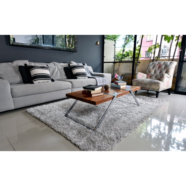 Tapete de área Livingreen Toscana 002 gris Sala Grande 1.60 X 2.25