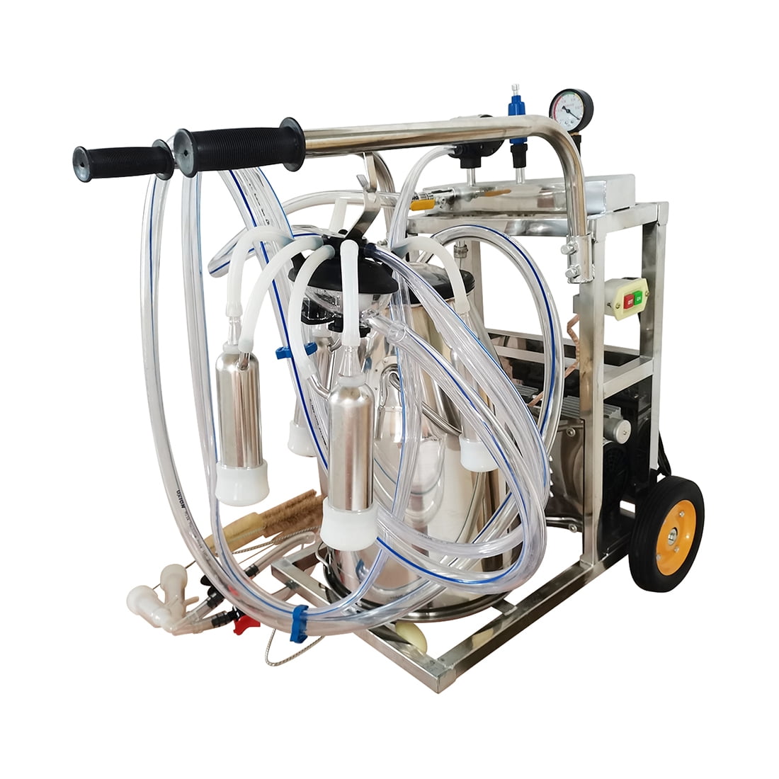 PreAsion 25L Electric Oil-free Vacuum Pump Milking Machine for Cow Goat Sheep Miking