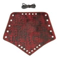 thumbnail image 4 of Remaches de Metal de material cuero de Roca Unisex Cinturón de para proteger con Cordones Brazalete Brazalete Brazalete Brazalete Accesorio de Vestuar rojo Yinane Steampunk Gauntlet Bracelet, 4 of 8