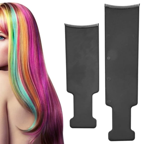 Hongkaii Balayage Highlighting Board,2 Pieces Flat Top Comb Board Balayage Paddle,Flat Top Paddle Board Comb Hair Coloring Kit for Hair Dye and Salon Uses CA710-8587