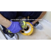 ELBOW PASS Drain Snake, 25 Cable, Kink Resistant, 600 lbs Rated