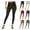 21# Black, variant on Women's Stretchy Faux Leather Leggings High Waisted Pleather Pants Sexy PU Butt Lifting Leather Tights Black L