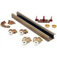 thumbnail image 2 of Johnson Hardware 1166G722 1166G722 2 Door Bypass Door Hardware Set with 71" Steel Track - Gold, 2 of 3