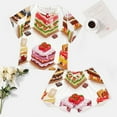 thumbnail image 4 of Cartoon Cake Pajama Set for Women 2 Piece Sleepwear Loungewear Short Sleeve, 4 of 7