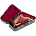 thumbnail image 2 of Realistic 8" HARP Miniature Musical Instrument Figurine, by Broadway Gifts, 2 of 4