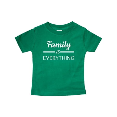 

Inktastic Family Is Everything in White Text Gift Baby Boy or Baby Girl T-Shirt