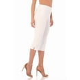 thumbnail image 2 of Rekkuna Women's Pull-On Stretchy Comfort Capri Pant with Hidden Pocket in the Waistband (18, White), 2 of 6