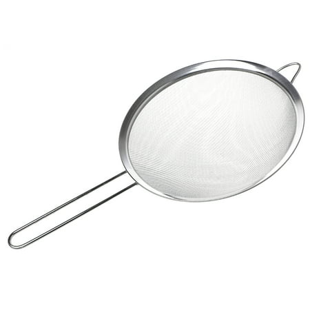 

CHAOMA Kitchen Stainless Steel Flour Tea Strainer Mesh Colander Sieve Filter Sifter