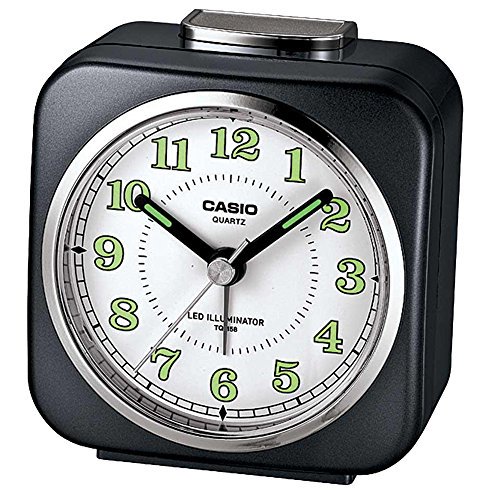 Casio Tq1581 Table Top Travel Alarm Clock Black