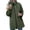 Green, variant on Rain Jackets For Women Waterproof Lightweight Outdoor Casual Raincoats Hooded Full Zip Mid Length Pockets Windbreaker (M, Pink)