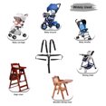 thumbnail image 5 of [Yuexinghui] Silla De Comedor Para Niños, Cinturón De Seguridad Para Cochecito, Correas De Seguridad Para Niños De Cinco Puntos, Color Negro ANGGREK Otros, 5 of 5