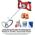 SUGIFT 2100W Electric Handheld Cement Mixer,Portable Mortar Concrete Mixer