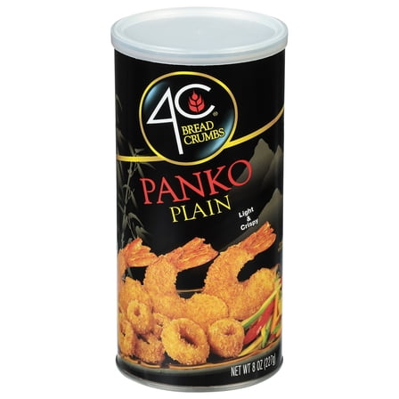 4C Japanese Style Panko Bread Crumbs, Plain, 8 Oz pack of 2