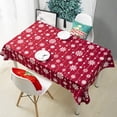 thumbnail image 4 of Table Cloth for Holiday Decor, Spillproof Anti-Scratch Durable Tablecloths Pattern for Party, Family Gatherings,Christmas Dinner,, 4 of 5