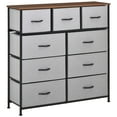thumbnail image 1 of HOMCOM Commode de Rangement à 9 Tiroirs Pliable Bacs en Tissu, 1 of 10