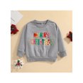 thumbnail image 2 of Seyurigaoka Unisex Kids Christmas Sweatshirt, Printed Long Sleeves Pullover, 2 of 8