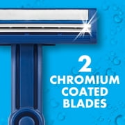 Gillette Sensor2, Fixed Men's Disposable Shaving Razors with Lubrastrip, 18 Count
