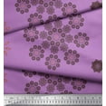 thumbnail image 2 of Soimoi Polyester Crepe Fabric Floral & Mandala Decorative Print Sewing Fabric Yard 42 Inch Wide, 2 of 3