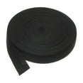 thumbnail image 3 of Bandas elásticas para coser Uxcell de 20 yardas, 1 pulgada, 25mm de ancho, cordón elástico plano para proyectos de bricolaje y manualidades, negro, 3 of 7