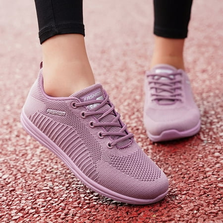 

Fashion Women Outdoor Mesh Lace-Up Sports Shoes Runing Breathable Shoes Sneakers