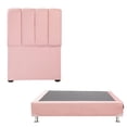 thumbnail image 1 of Box Base Cama Individual + Cabecera Kami Rosa Dicasa  Pink, 1 of 8