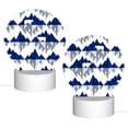 thumbnail image 2 of Salouo Cartoon Iceberg Polar Bear for Round Acrylic Night Light - Acrylic Sheets with LED Light Lamp Base - Decorative Night Lamp for Restaurant Bar Cafe Shop Room Decoration, 2 of 9