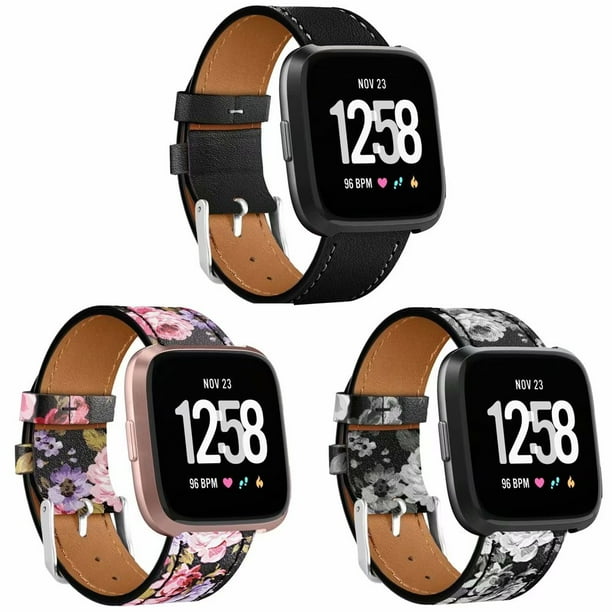 fitbit versa 2 leather strap