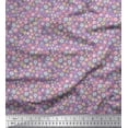 thumbnail image 1 of Soimoi Poly Georgette Fabric Flower Artistic Printed Fabric 1 Yard 52 Inch Wide, 1 of 3