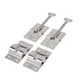 thumbnail image 1 of Stainless Steel Multifunctional T Style Entry Door Catch Holder 2PCS RV Door Latch for Cargo Trailer Truck, 1 of 7