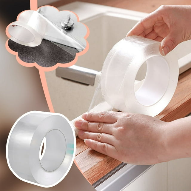 Umitay Caulk Tape Clear Waterproof Self Adhesive AntiGrease Sealing