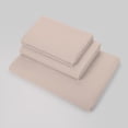 thumbnail image 2 of 100% Cotton Bed sheets, Deep Pocket, Wrinkle Resistant, Soft & Smooth Sateen 4-Piece, Queen Blush by Purity Home, 2 of 13