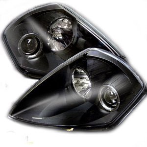 Winjet WJ10-0215-04 Projecteur Phares Halo pour 2000-2005 Mitsubishi Éclipse - Noir/clair