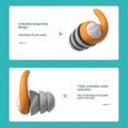thumbnail image 4 of 1Pair Sleeping Ear Plug Noise Reduction Tapones Oido Ruido Soft Silicone Earplug, 4 of 5