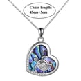 thumbnail image 3 of Uinagy Women's Turtle Heart Pendant Necklace, 3 of 3